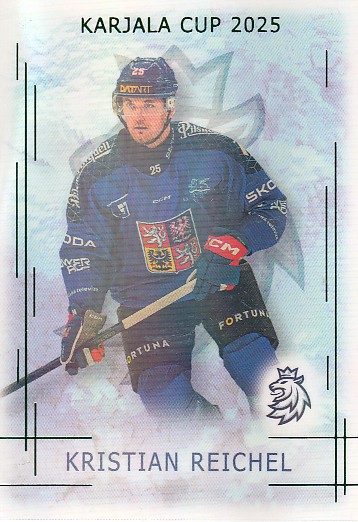 REICHEL Kristian Real Cards 2025/2026 Karjala Cup KC-20 Emerald /22