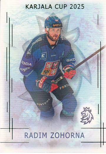 ZOHORNA Radim Real Cards 2025/2026 Karjala Cup KC-26 Emerald /22