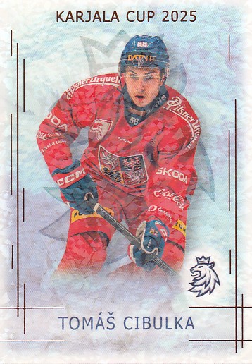 CIBULKA Tomáš Real Cards 2025/2026 Karjala Cup KC-03 Bronze Jungle /15