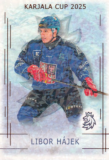 HÁJEK Libor Real Cards 2025/2026 Karjala Cup KC-06 Bronze Jungle /15