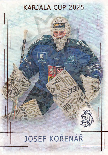 KOŘENÁŘ Josef Real Cards 2025/2026 Karjala Cup KC-11 Bronze Jungle /15