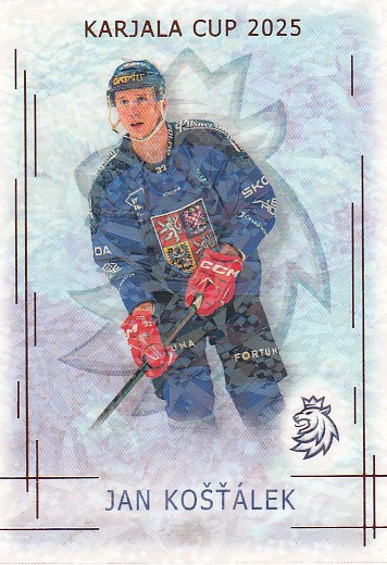 KOŠŤÁLEK Jan Real Cards 2025/2026 Karjala Cup KC-12 Bronze Jungle /15
