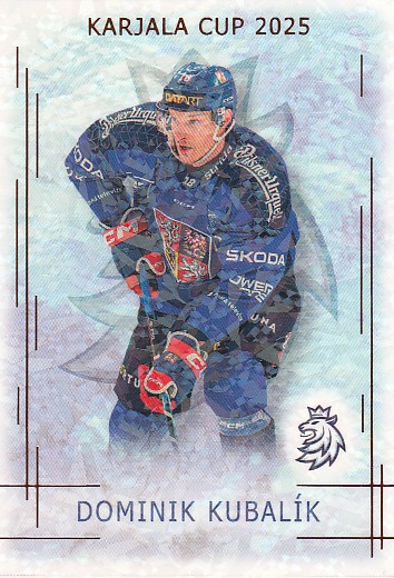 KUBALÍK Dominik Real Cards 2025/2026 Karjala Cup KC-14 Bronze Jungle /15