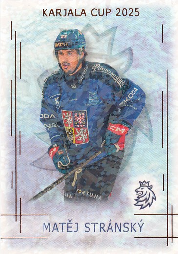 STRÁNSKÝ Matěj Real Cards 2025/2026 Karjala Cup KC-22 Bronze Jungle /15