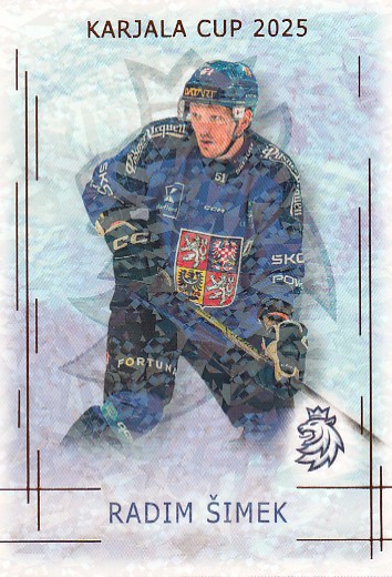 ŠIMEK Radim Real Cards 2025/2026 Karjala Cup KC-24 Bronze Jungle /15