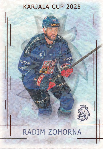 ZOHORNA Radim Real Cards 2025/2026 Karjala Cup KC-26 Bronze Jungle /15