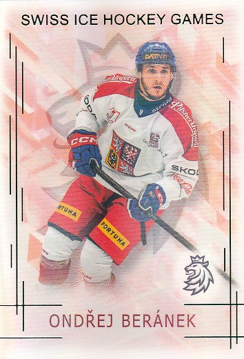 BERÁNEK Ondřej Real Cards 2025/2026 Swiss Hockey Games SHG-02 Emerald /22