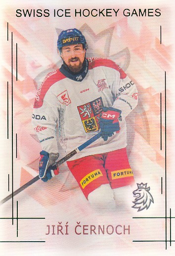 ČERNOCH Jiří Real Cards 2025/2026 Swiss Hockey Games SHG-03 Emerald /22