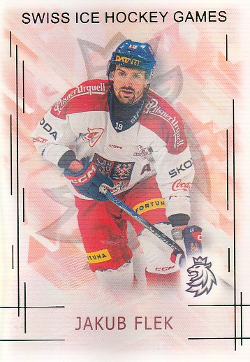 FLEK Jakub Real Cards 2025/2026 Swiss Hockey Games SHG-05 Emerald /22