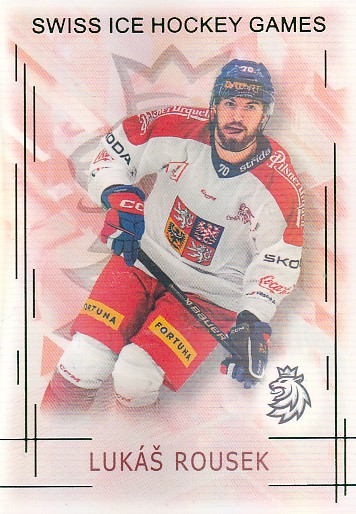 ROUSEK Lukáš Real Cards 2025/2026 Swiss Hockey Games SHG-19 Emerald /22