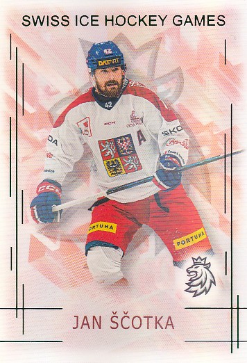 ŠČOTKA Jan Real Cards 2025/2026 Swiss Hockey Games SHG-22 Emerald /22