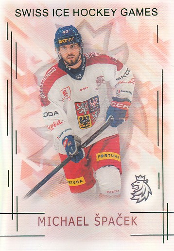 ŠPAČEK Michael Real Cards 2025/2026 Swiss Hockey Games SHG-23 Emerald /22
