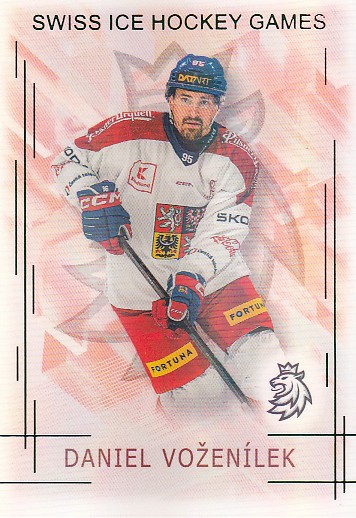 VOŽENÍLEK Daniel Real Cards 2025/2026 Swiss Hockey Games SHG-25 Emerald /22
