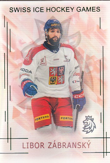 ZÁBRANSKÝ Libor Real Cards 2025/2026 Swiss Hockey Games SHG-26 Emerald /22