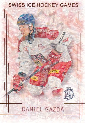 GAZDA Daniel Real Cards 2025/2026 Swiss Hockey Games SHG-06 Bronze Jungle /15
