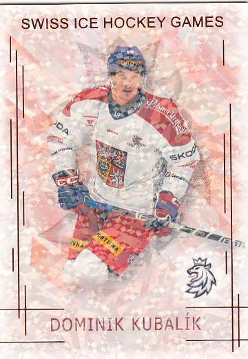 KUBALÍK Dominik Real Cards 2025/2026 Swiss Hockey Games SHG-14 Bronze Jungle /15