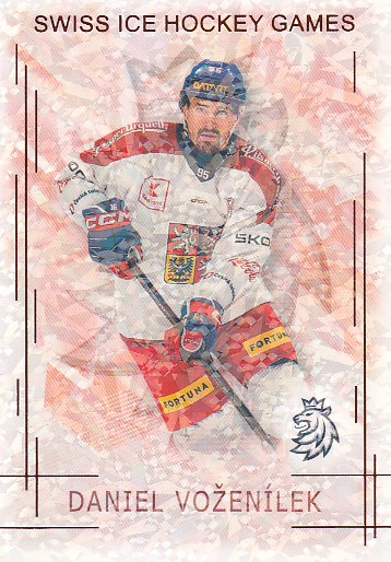 VOŽENÍLEK Daniel Real Cards 2025/2026 Swiss Hockey Games SHG-25 Bronze Jungle /15