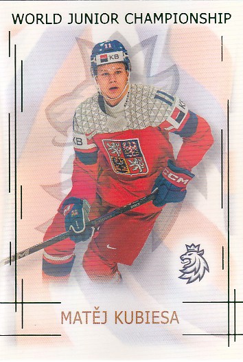 KUBIESA Matěj Real Cards 2025/2026 WJCH U20-12 Emerald /22