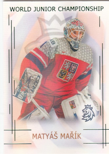 MAŘÍK Matyáš Real Cards 2025/2026 WJCH U20-14 Emerald /22
