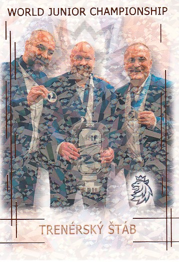 Trenérský štáb TRNKA AUGUSTA REICHEL Real Cards 2025/2026 WJCH U20-24 Bronze Jungle /15