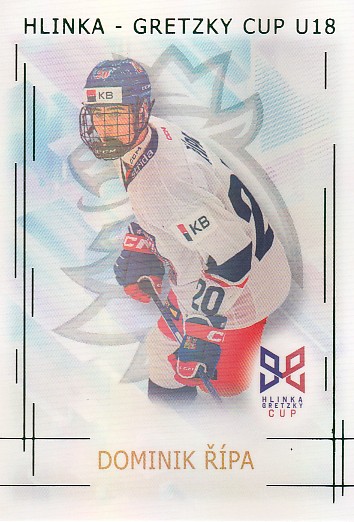 ŘÍPA Dominik Real Cards 2025/2026 Hlinka-Gretzky Cup HG-17 Emerald /22