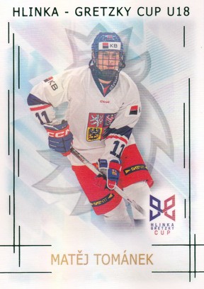 TOMÁNEK Matěj Real Cards 2025/2026 Hlinka-Gretzky Cup HG-21 Emerald /22