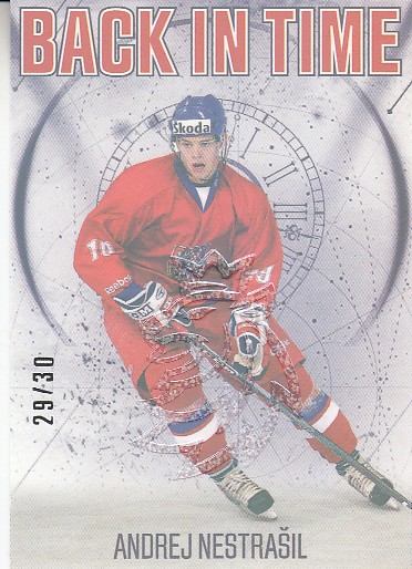NESTRAŠIL Andrej Real Cards 2025/2026 Back in Time BT-04 Space /30
