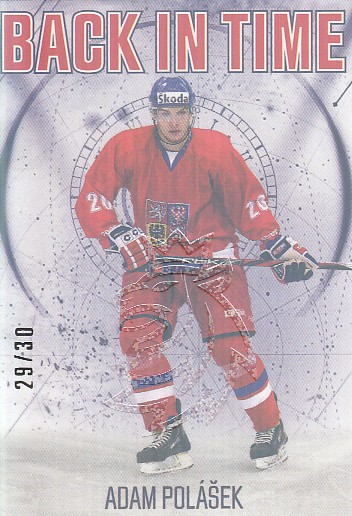 POLÁŠEK Adam Real Cards 2025/2026 Back in Time BT-05 Space /30
