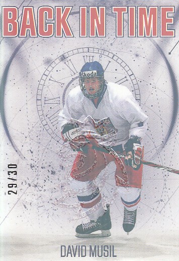 MUSIL David Real Cards 2025/2026 Back in Time BT-10 Space /30