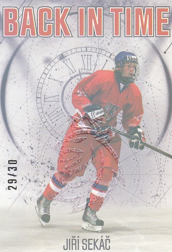 SEKÁČ Jiří Real Cards 2025/2026 Back in Time BT-19 Space /30