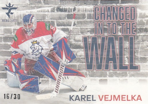 VEJMELKA Karel Real Cards 2025/2026 Changed In To The Wall CHW-08 Crosslight /30