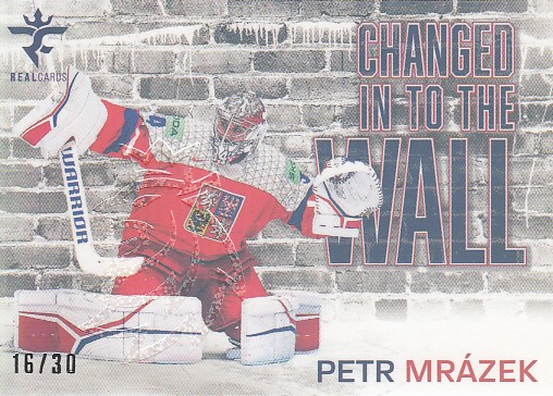 MRÁZEK Petr Real Cards 2025/2026 Changed In To The Wall CHW-09 Crosslight /30