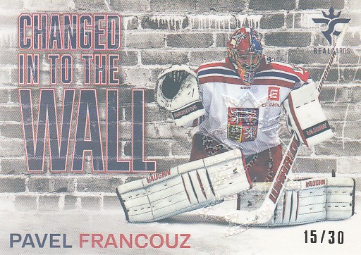 FRANCOUZ Pavel Real Cards 2025/2026 Changed In To The Wall CHW-10 Crosslight /30