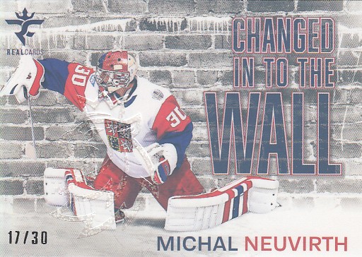 NEUVIRTH Michal Real Cards 2025/2026 Changed In To The Wall CHW-11 Crosslight /30