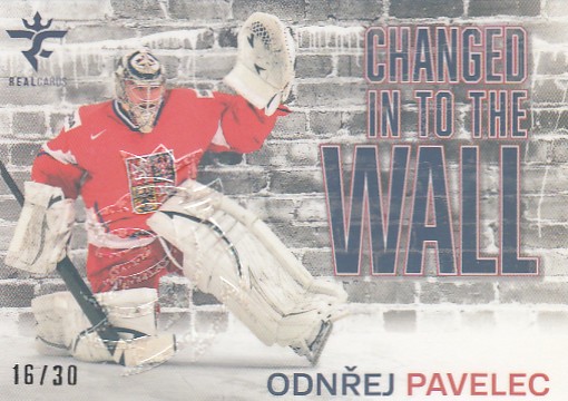 PAVELEC Ondřej Real Cards 2025/2026 Changed In To The Wall CHW-12 Crosslight /30