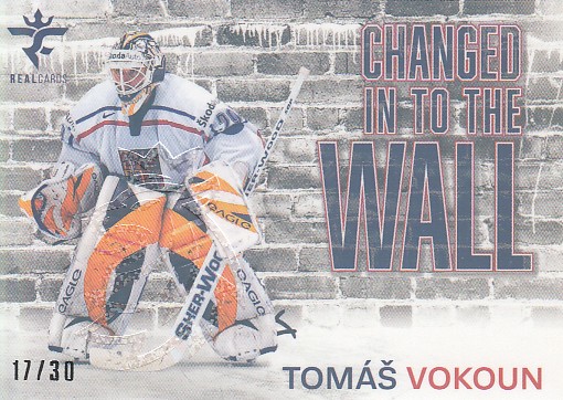 VOKOUN Tomáš Real Cards 2025/2026 Changed In To The Wall CHW-13 Crosslight /30