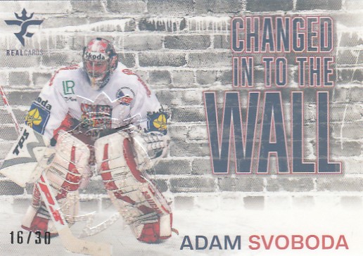 SVOBODA Adam Real Cards 2025/2026 Changed In To The Wall CHW-14 Crosslight /30