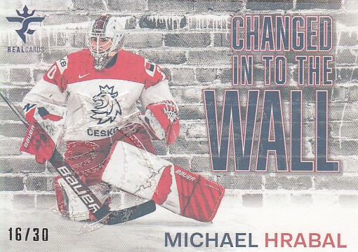 HRABAL Michael Real Cards 2025/2026 Changed In To The Wall CHW-23 Crosslight /30