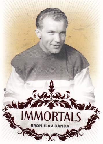 DANDA Bronislav Real Cards 2025/2026 Immortals č. 3 Red /23