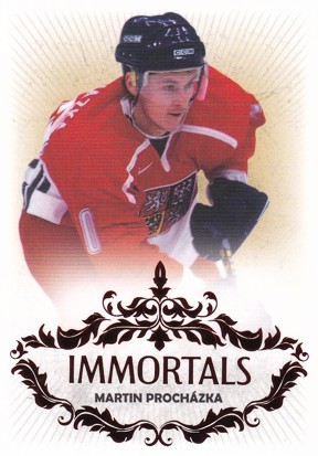 PROCHÁZKA Martin Real Cards 2025/2026 Immortals č. 16 Red /23
