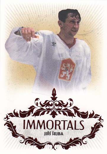 ŠEJBA Jiří Real Cards 2025/2026 Immortals č. 20 Red /23