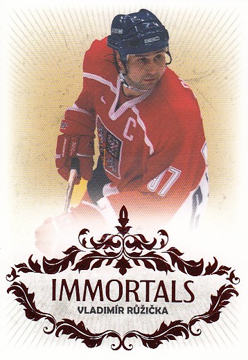 RŮŽIČKA Vladimír Real Cards 2025/2026 Immortals č. 23 Red /23