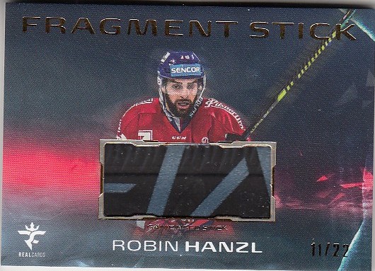 HANZL Robin Real Cards 2025/2026 Fragment Stick FS-02 Gold /22