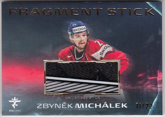 MICHÁLEK Zbyněk Real Cards 2025/2026 Fragment Stick FS-13 Gold /22