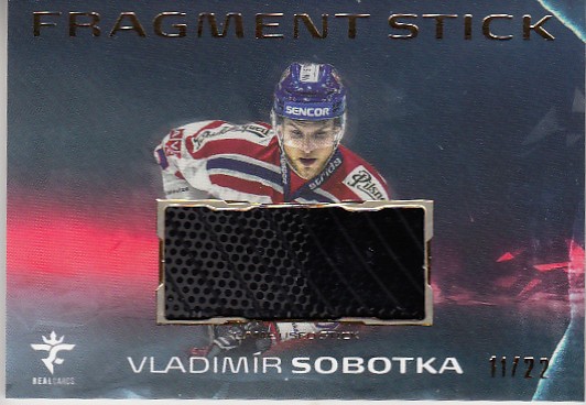 SOBOTKA Vladimír Real Cards 2025/2026 Fragment Stick FS-18 Gold /22