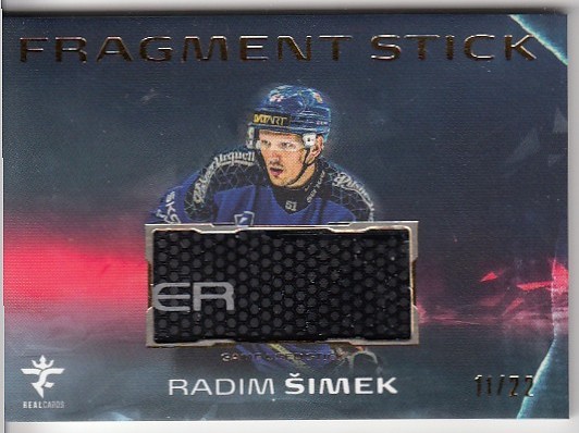ŠIMEK Radim Real Cards 2025/2026 Fragment Stick FS-19 Gold /22