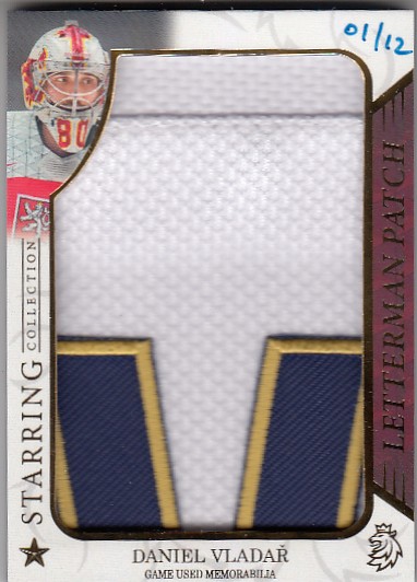 VLADAŘ Daniel Real Cards 2025/2026 Starring Collection Letterman Patch /12