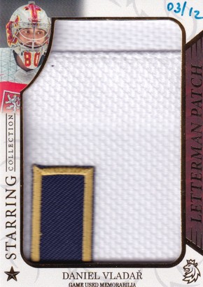 VLADAŘ Daniel Real Cards 2025/2026 Starring Collection Letterman Patch /12