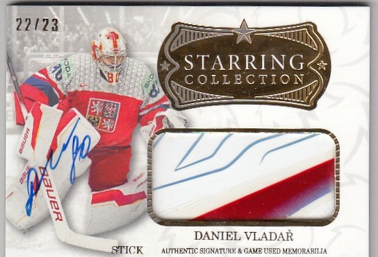 VLADAŘ Daniel Real Cards 2025/2026 Starring Collection Stick Signature Gold /23