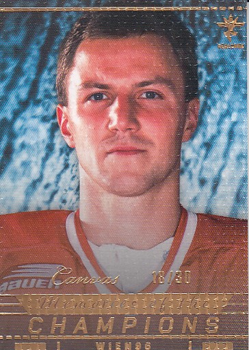 VEBER Jiří WIEN 96 Real Cards 2025/2026 Memories Of The Champions MCH-10 Canvas Gold /30